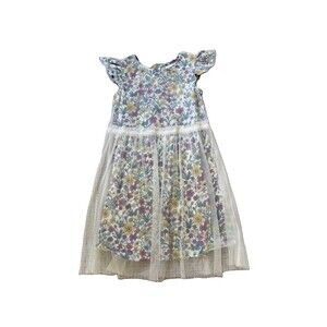 Hanna Andersson Daisy Dress In Soft Tulle Girls US Size 8